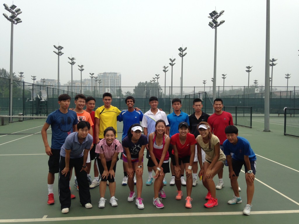 Tennis at Beijing Sports University